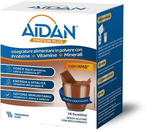 AIDAN PROTEIN PLUS CIOCCOLATO 14 BUSTINE - Farmacianuova.eu