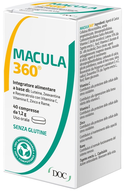 MACULA 360 40 COMPRESSE - Farmacianuova.eu