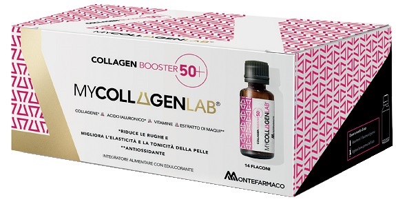 MYCOLLAGENLAB COLLAGEN BOOSTER 50+ 14 FLACONI DA 25 ML CON EDULCORANTE SENZA GLUTINE E LATTOSIO - Farmacianuova.eu