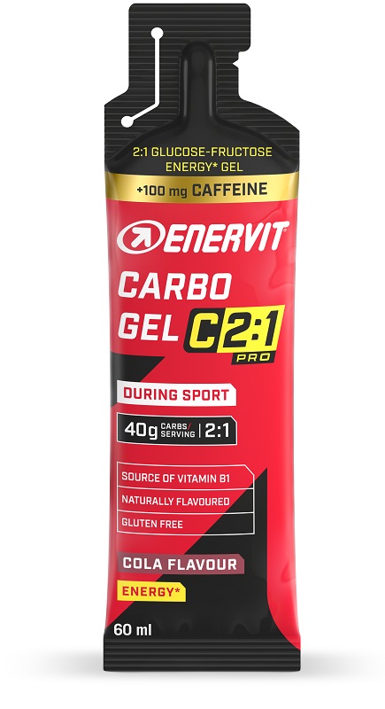 ENERVIT C2 1 PRO CARBO GEL COLA CON CAFFEINA 60 ML - Farmacianuova.eu
