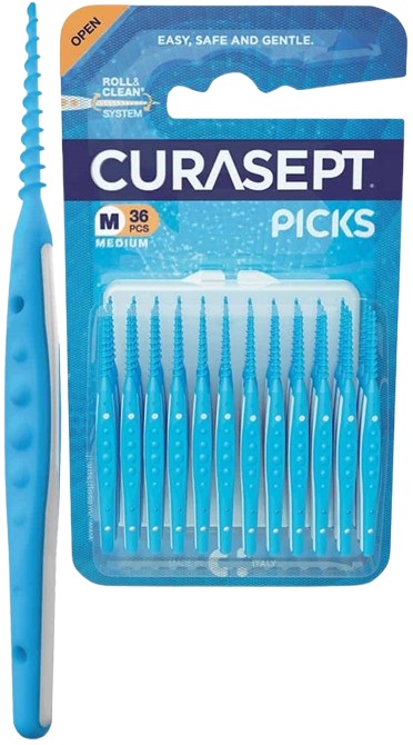 CURASEPT PICKS MEDIUM 36 PEZZI - Farmacianuova.eu