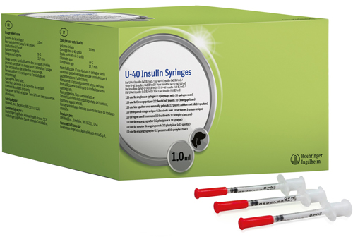 SIRINGA INSULINA U-40 USO VETERINARIO 1 ML 12 BUSTE DA 10 SIRINGHE - Farmacianuova.eu