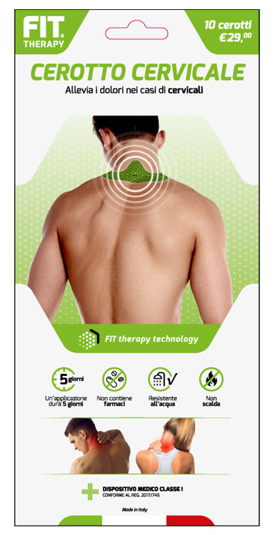 FIT THERAPY CEROTTO CERVICALE 10 PEZZI - Farmacianuova.eu