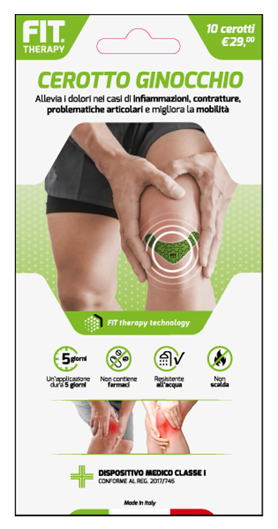 FIT THERAPY CEROTTO GINOCCHIO 10 PEZZI - Farmacianuova.eu