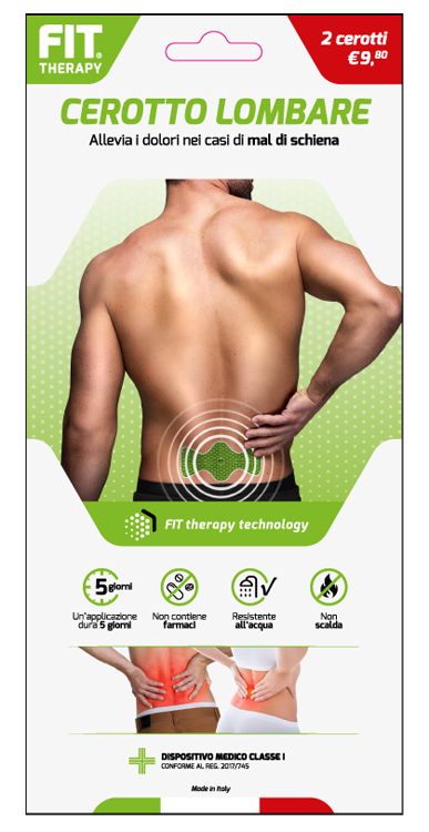 FIT THERAPY CEROTTO LOMBARE 2 PEZZI - Farmacianuova.eu