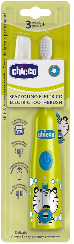 CHICCO SPAZZOLINO ELETTRICO TIGRE GIALLO - Farmacianuova.eu