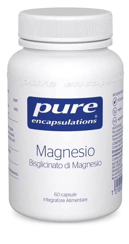 PURE ENCAPSULATIONS MAGNESIO BISGLICINATO 60 CAPSULE - Farmacianuova.eu