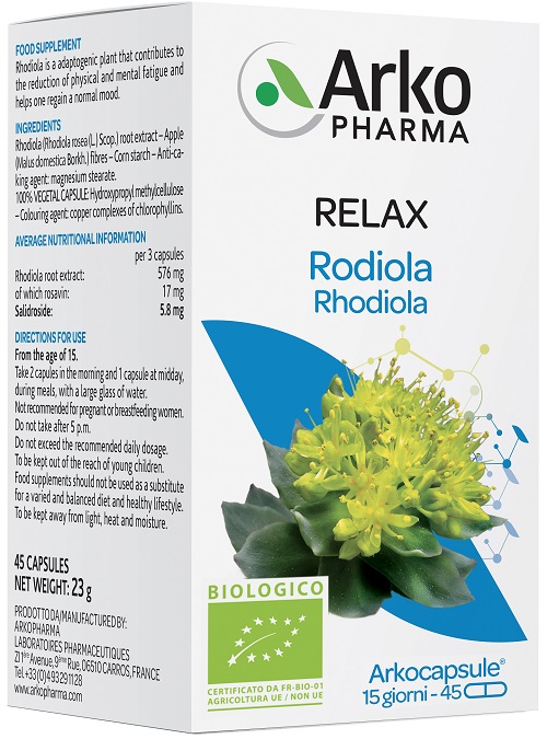 ARKOCAPSULE RODIOLA BIO 45 CAPSULE - Farmacianuova.eu