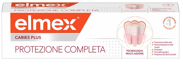 ELMEX DENTIFRICIO CARIES PLUS PROTEZIONE COMPLETA 75 ML - Farmacianuova.eu