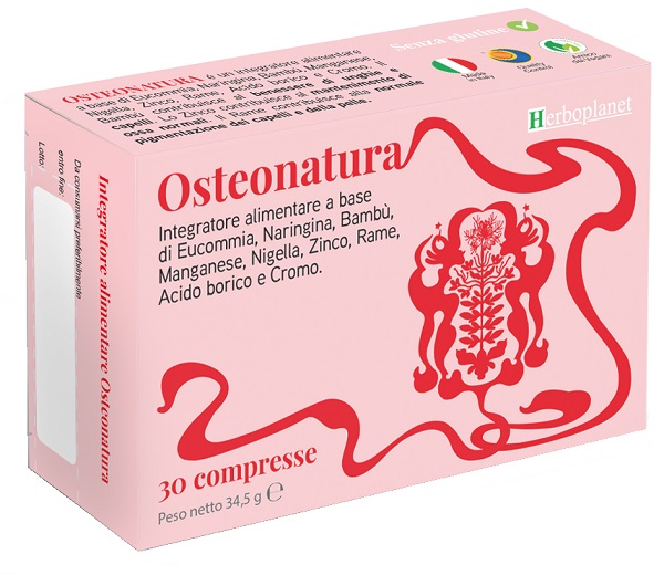 OSTEONATURA 30 COMPRESSE SENZA GLUTINE - Farmacianuova.eu