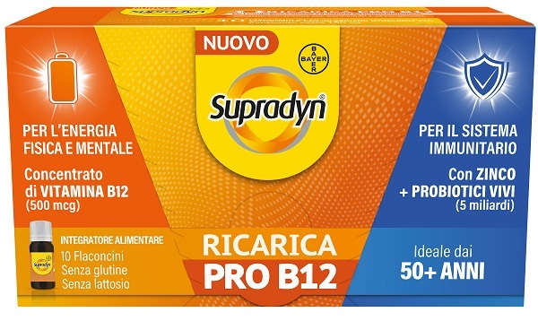 SUPRADYN RICARICA PRO B12 10 FLACONCINI - Farmacianuova.eu