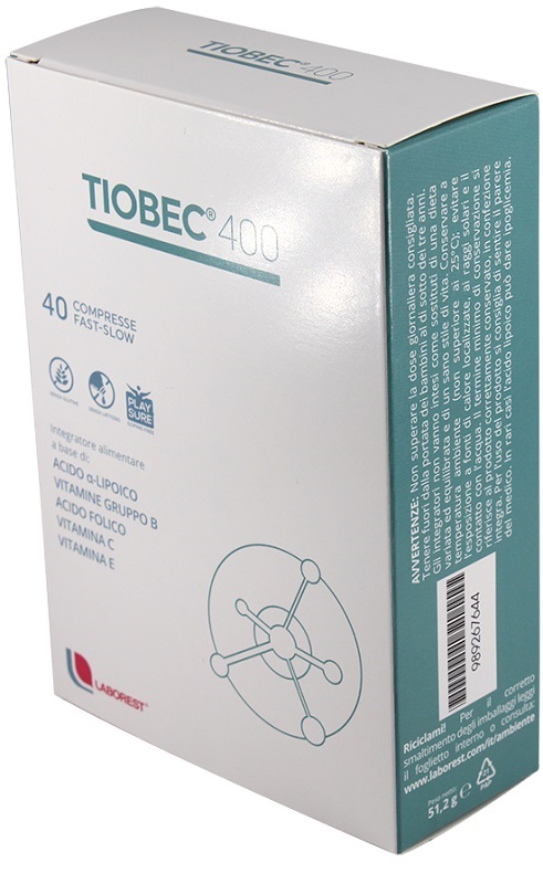 TIOBEC 400 40 COMPRESSE FAST-SLOW - Farmacianuova.eu