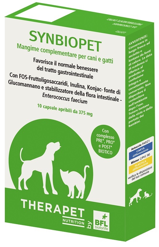 SYNBIOPET THERAPET 10 CAPSULE - Farmacianuova.eu