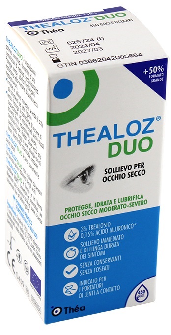 THEALOZ DUO SOLUZIONE OFTALMICA FLACONE 15 ML - Farmacianuova.eu