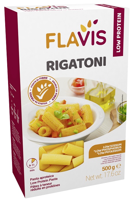 FLAVIS RIGATONI APROTEICI 500 G - Farmacianuova.eu