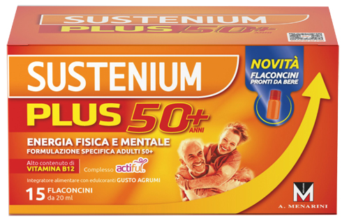 SUSTENIUM PLUS 50+ 15 FLACONCINI - Farmacianuova.eu