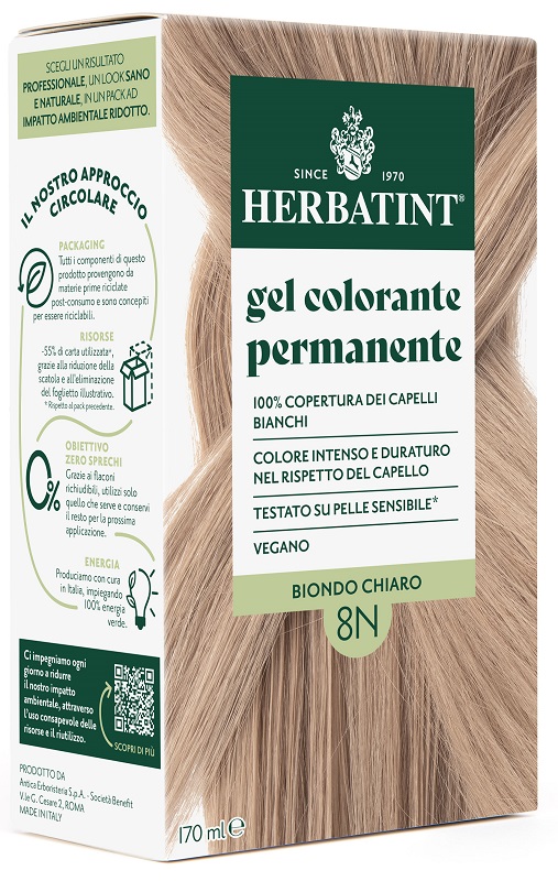 HERBATINT 8N BIONDO CHIARO 170 ML - Farmacianuova.eu
