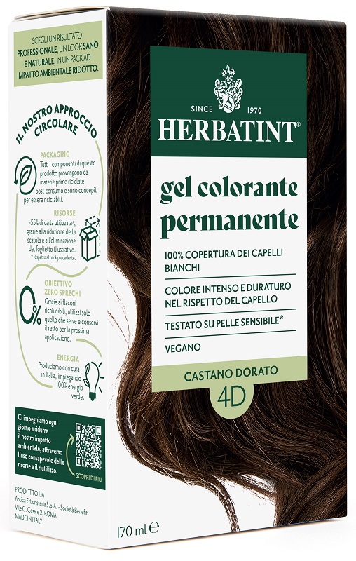 HERBATINT 4D CASTANO DORATO 170 ML - Farmacianuova.eu