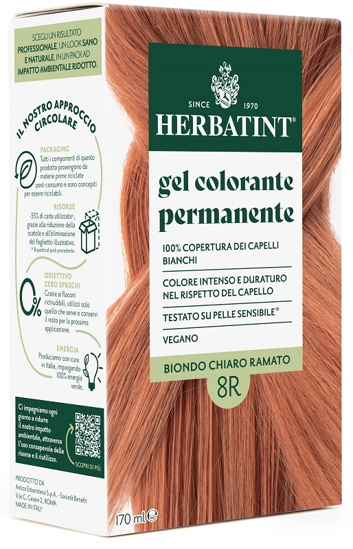 HERBATINT 8R BIONDO CHIARO RAMATO 170 ML - Farmacianuova.eu