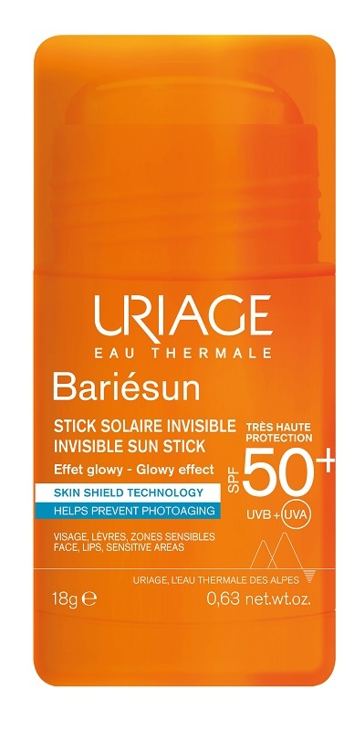 URIAGE EAU THERMALE BARIESUN SPF50+ STICK SOLAIRE INVISIBILE EFFET GLOWY 18 G - Farmacianuova.eu