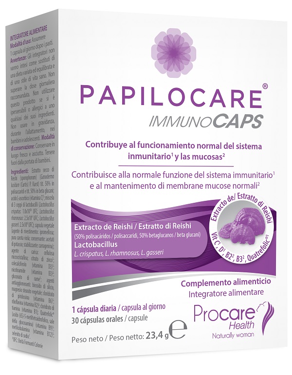 PAPILOCARE IMMUNOCAPS 30 CAPSULE - Farmacianuova.eu