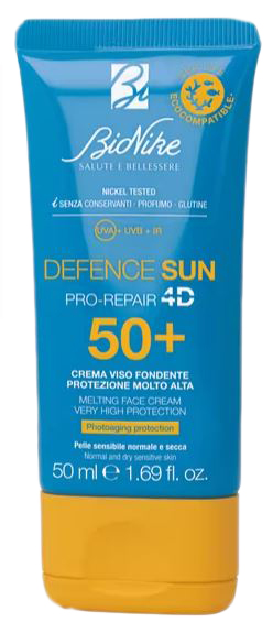 DEFENCE SUN 50+ CREMA VISO FONDENTE 50 ML - Farmacianuova.eu