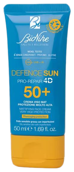 DEFENCE SUN 50+ CREMA VISO MAT 50 ML - Farmacianuova.eu