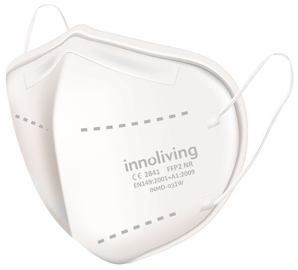 INNOLIVING MAS FFP2 NR WHITE 10 PEZZI - Farmacianuova.eu