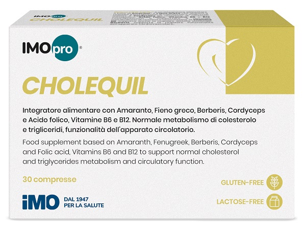 IMOPRO CHOLEQUIL 30 COMPRESSE NUOVA FORMULAZIONE - Farmacianuova.eu