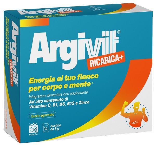 ARGIVIT RICARICA+ 14 BUSTINE DA 6 G GUSTO AGRUMATO CON EDULCORANTE SENZA GLUTINE SENZA LATTOSIO - Farmacianuova.eu