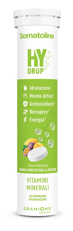 SOMATOLINE HYDROP MANGO & FRUTTO DELLA PASSIONE 20 COMPRESSE EFFERVESCENTI - Farmacianuova.eu