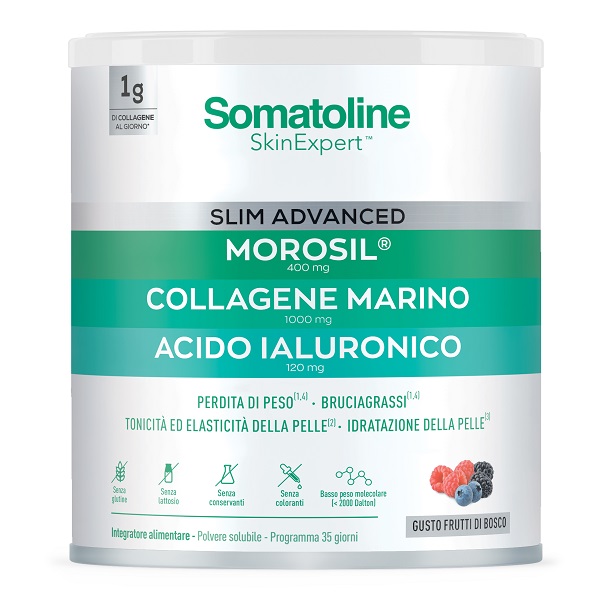 SOMATOLINE SLIM ADVANCED 275 G SENZA GLUTINE SENZA LATTOSIO - Farmacianuova.eu