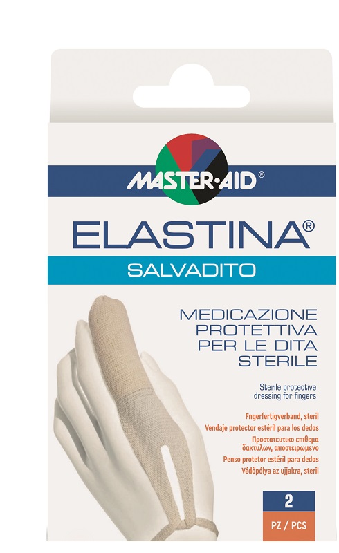 MASTER-AID ELASTINA SALVADITO MEDICAZIONE PROTETTIVA DITA STERILE 2 PEZZI - Farmacianuova.eu