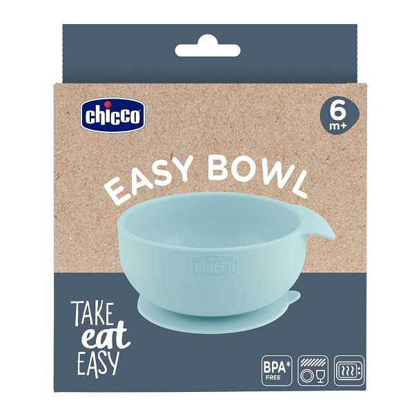 CHICCO CIOTOLA IN SILICONE AZZURRO 6M+ - Farmacianuova.eu