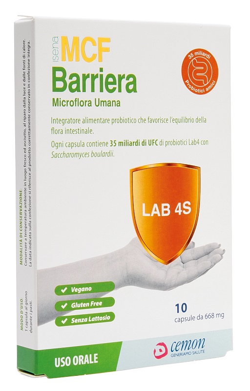 MCF BARRIERA 10 CAPSULE SENZA GLUTINE E LATTOSIO - Farmacianuova.eu