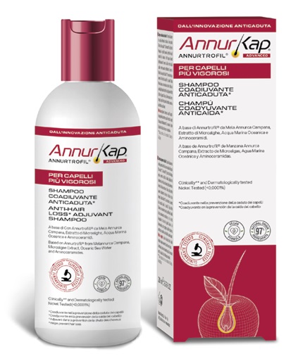 ANNURKAP ADVANCED SHAMPOO COADIUVANTE ANTICADUTA 200 ML - Farmacianuova.eu