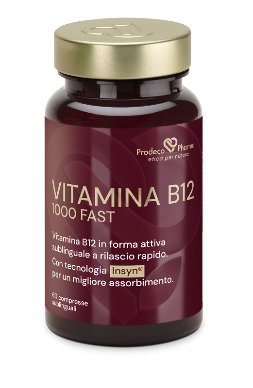 PRODECO INSYN VITAMINA B12 1000 FAST 60 COMPRESSE SUBLINGUALI - Farmacianuova.eu
